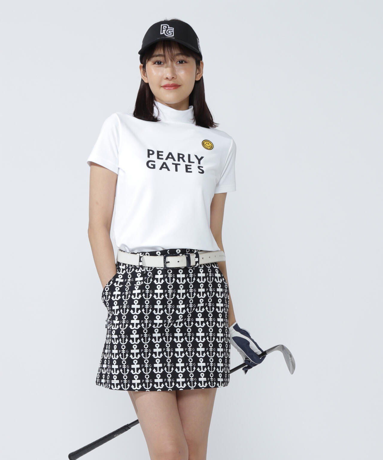 PG is PG ベアカノコ半袖ハイネックカットソー | PEARLY GATES