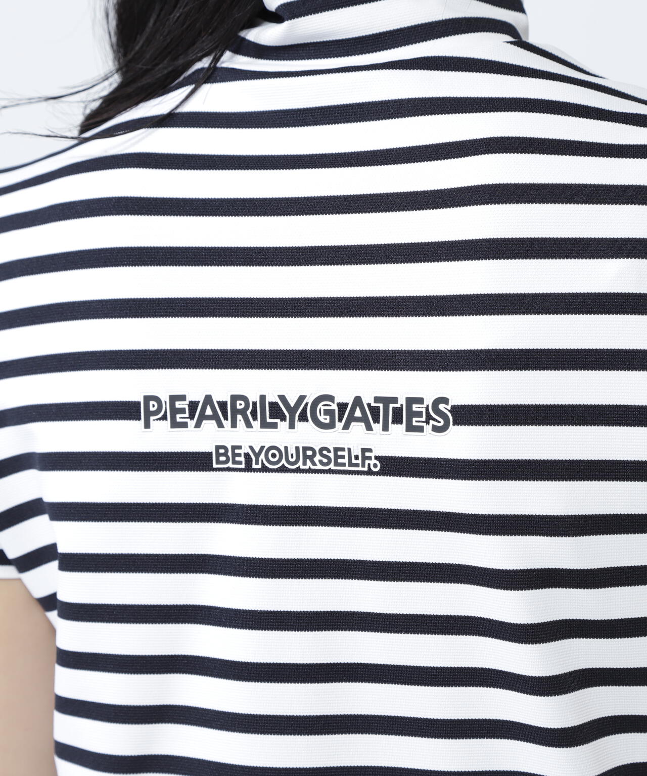 PG is PG ベアカノコ半袖ハイネックカットソー ＜ボーダー柄