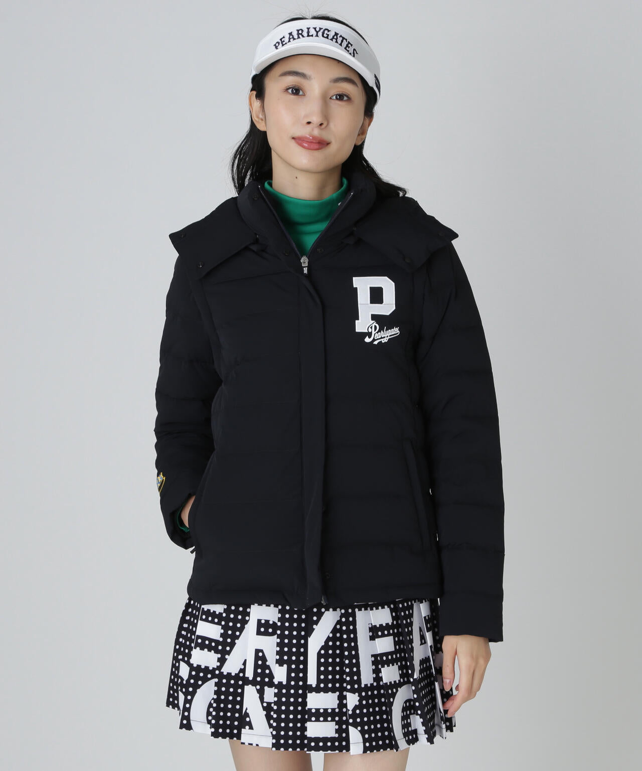 Nyストレッチタフタフーディダウンジャケット | PEARLY GATES