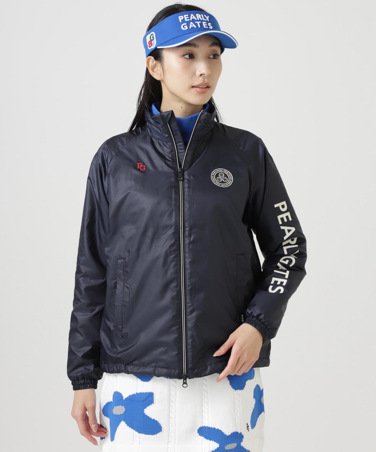 Peミニリップ中綿ジップアップブルゾン | PEARLY GATES（パーリー