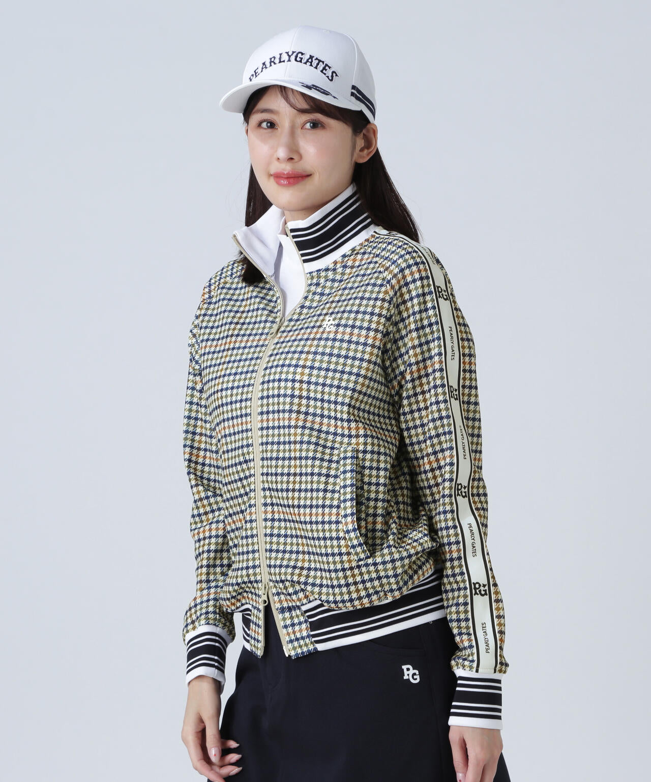 PEARLY GATES チェック柄 ジャケット サイズ5 パーリーゲイツ ブルゾン