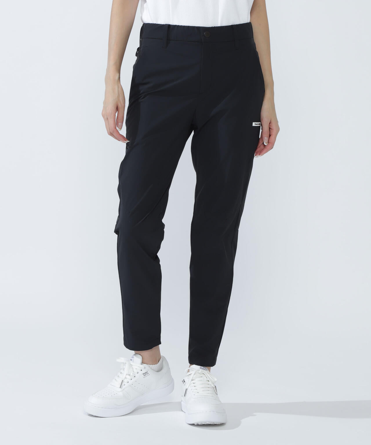 美品）パーリーゲイツ 、高機能TEXBRID素材、セットアップ、黒色