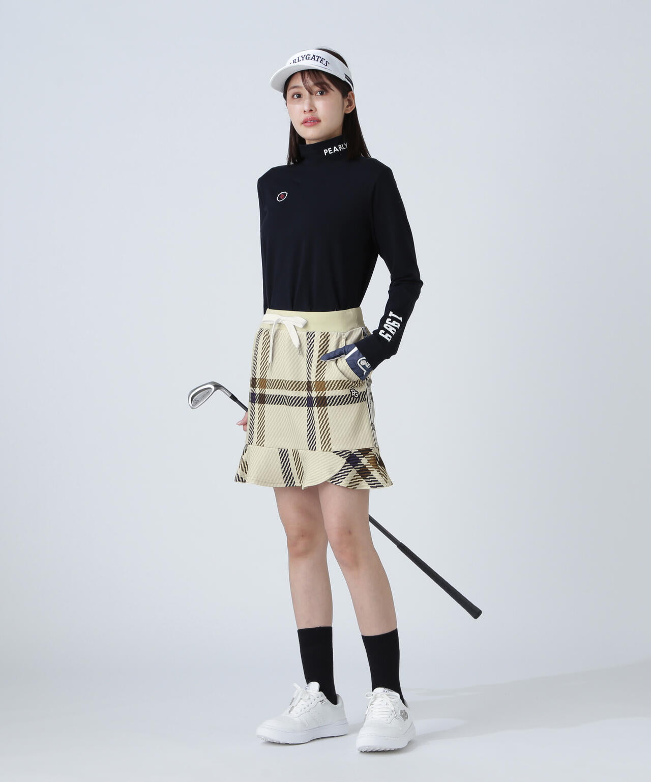 PEARLY GATES スウェット・キャップ・スカートセット PEARLY GATES