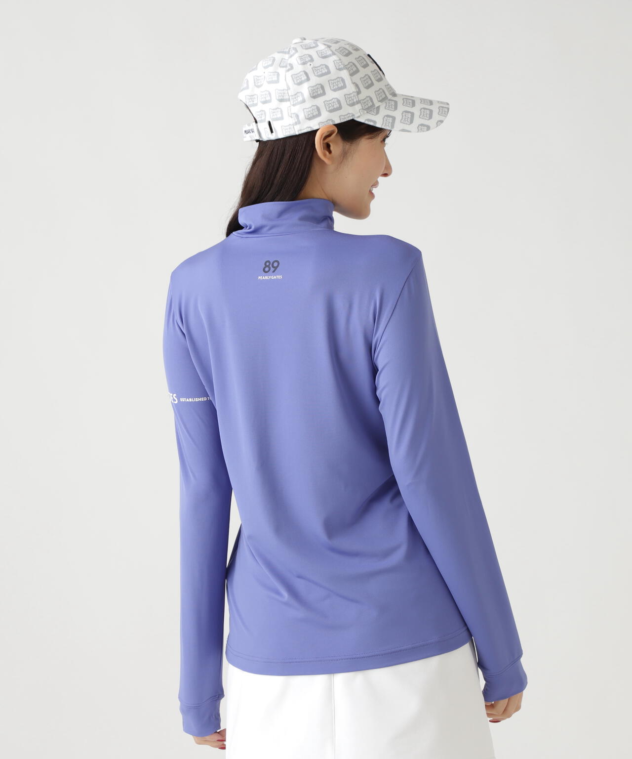 37.5ベア天竺長袖ハイネックカットソー | PEARLY GATES（パーリー