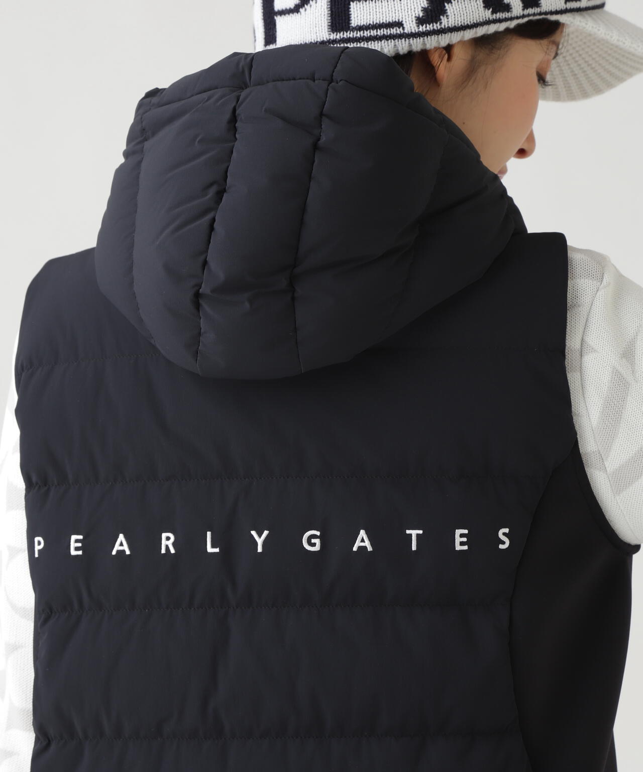 APEX×ダンボールダウンフルジップフーディワンピース | PEARLY GATES