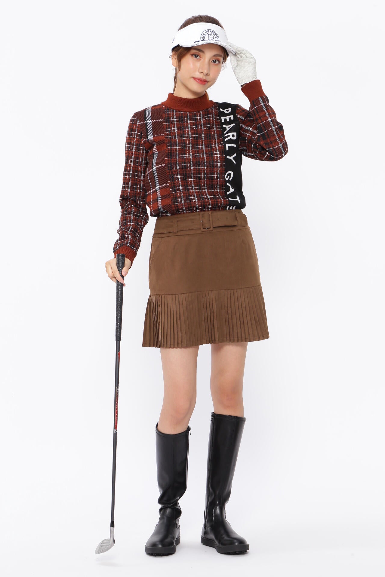 エルモザスエード スカート | PEARLY GATES（パーリーゲイツ