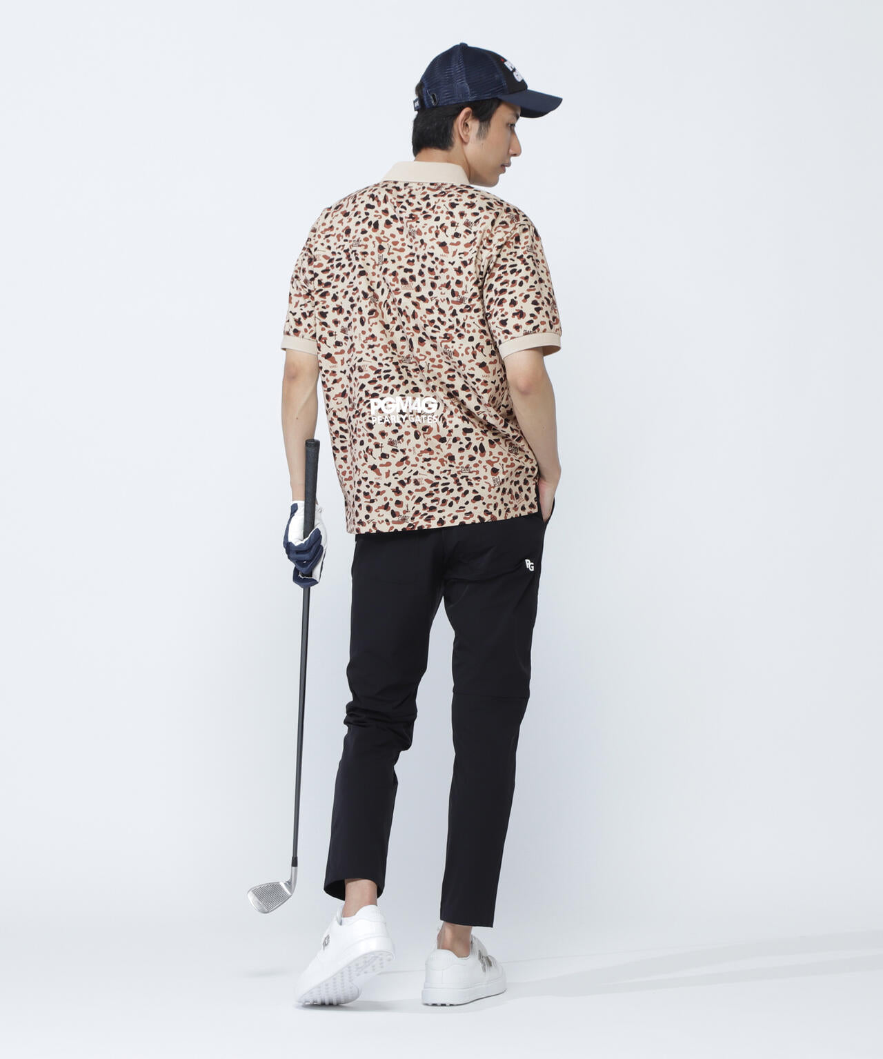 格子ジャージ半袖ポロシャツ ＜ヒョウ柄＞ | PEARLY GATES（パーリー