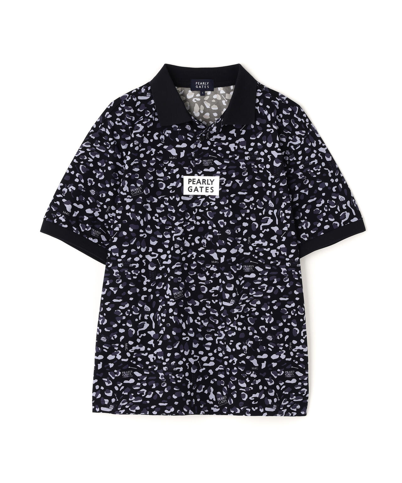 格子ジャージ半袖ポロシャツ ＜ヒョウ柄＞ | PEARLY GATES（パーリー
