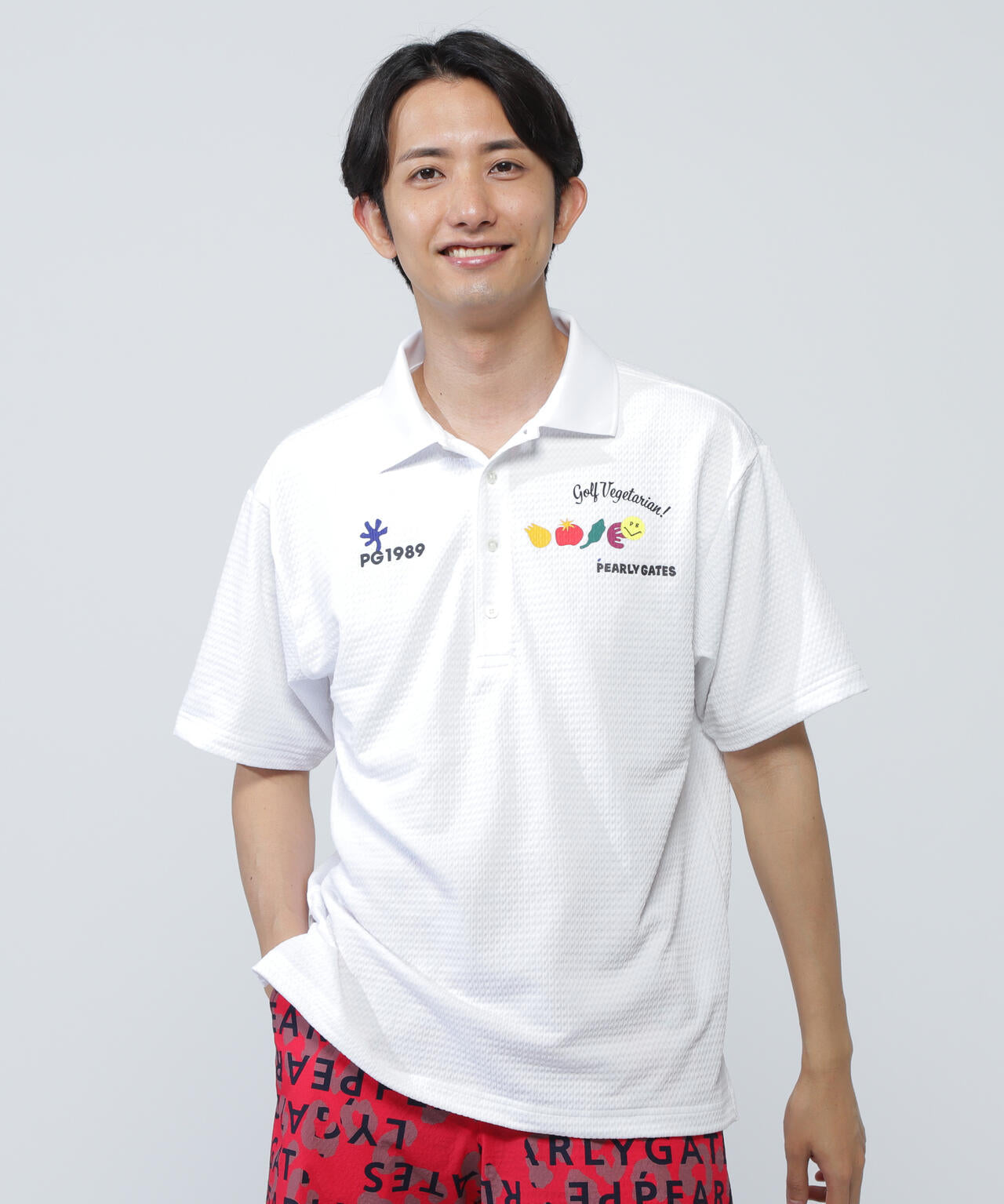 Pe格子サッカー半袖ポロシャツ | PEARLY GATES（パーリーゲイツ