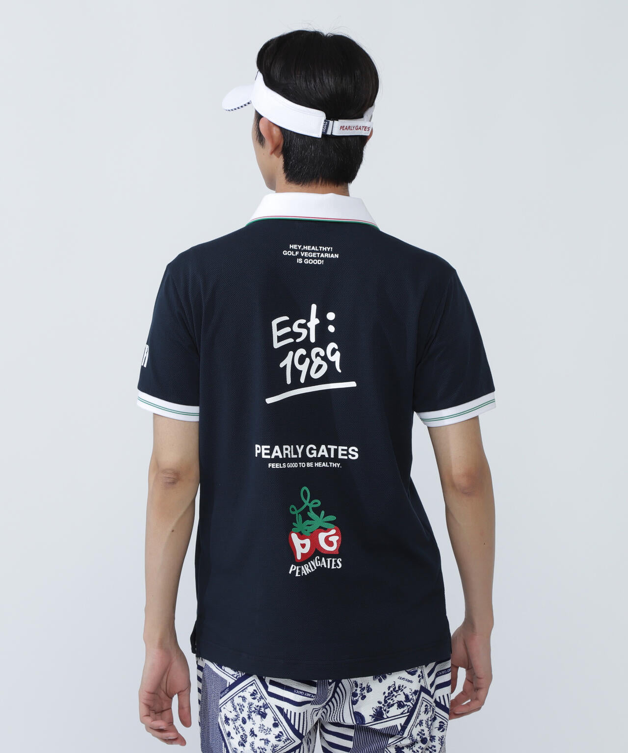 Peチェックサッカー半袖ポロシャツ | PEARLY GATES（パーリーゲイツ