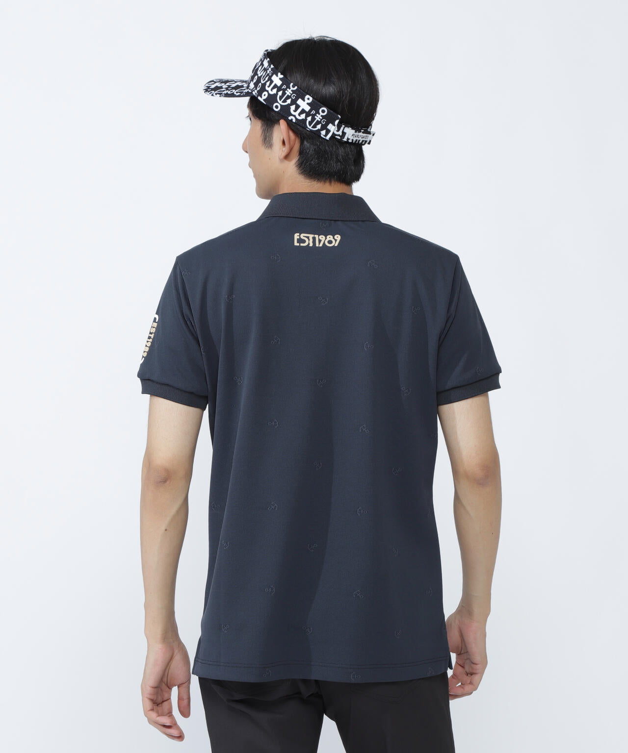 ストレッチカノコアンカージャガード半袖ポロシャツ | PEARLY GATES