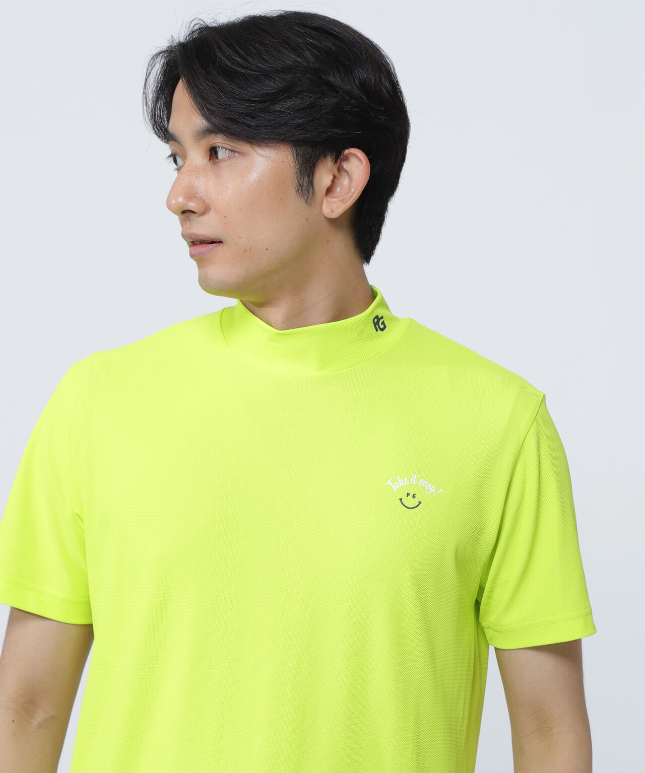 新品 パーリーゲイツ マイクロメッシュストレッチ半袖カットソー(7)3L