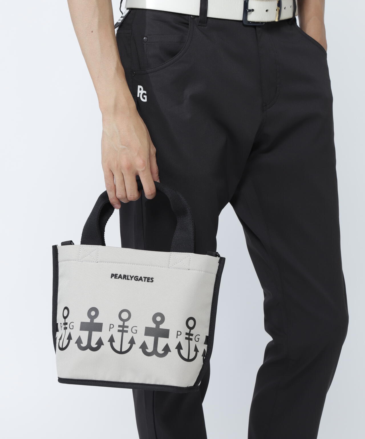 新品タグ付き パーリーゲイツ ロゴリボン柄 カートバッグ 2way PEARLY