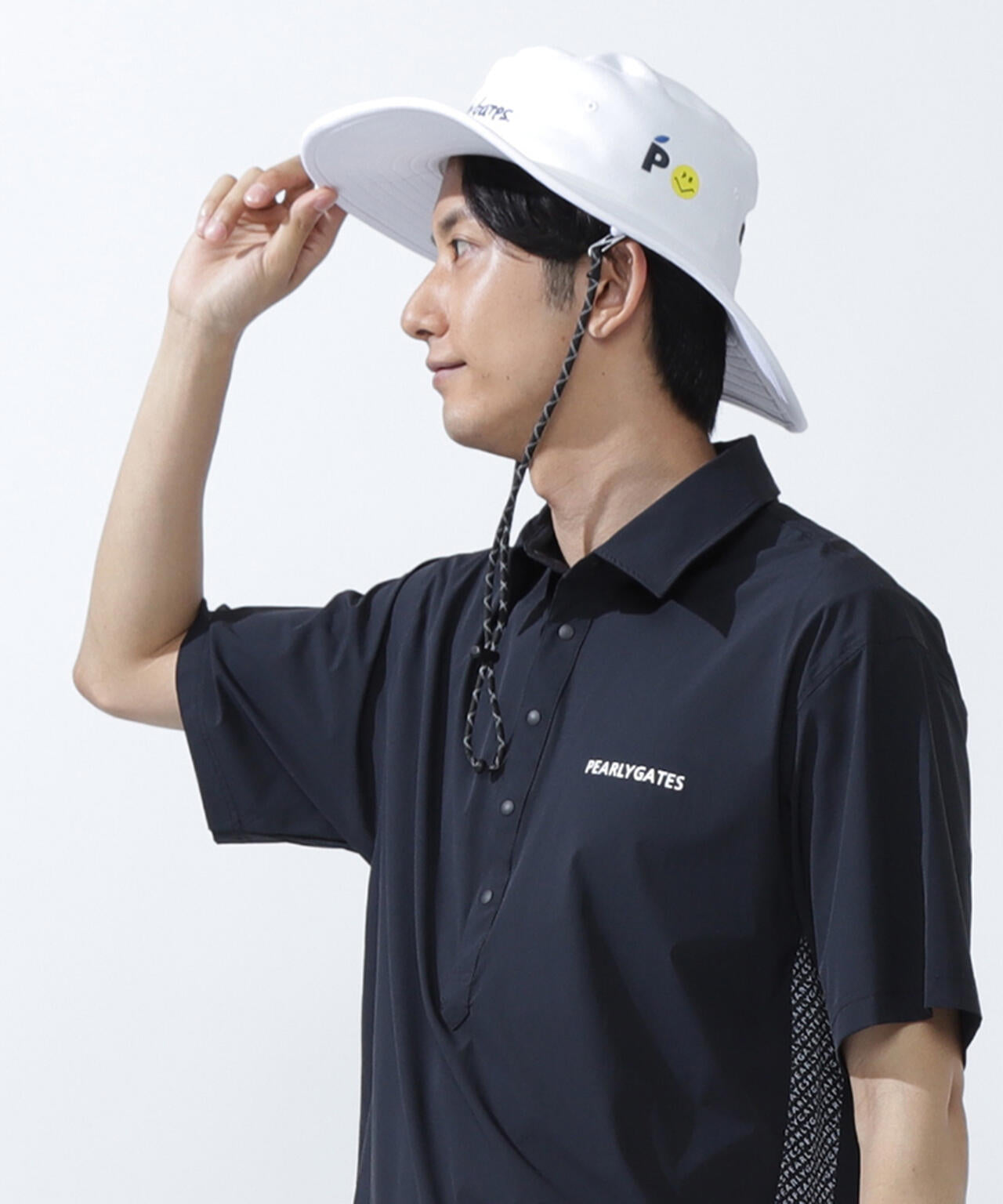 メッシュつば広HAT (UNISEX) | PEARLY GATES（パーリーゲイツ