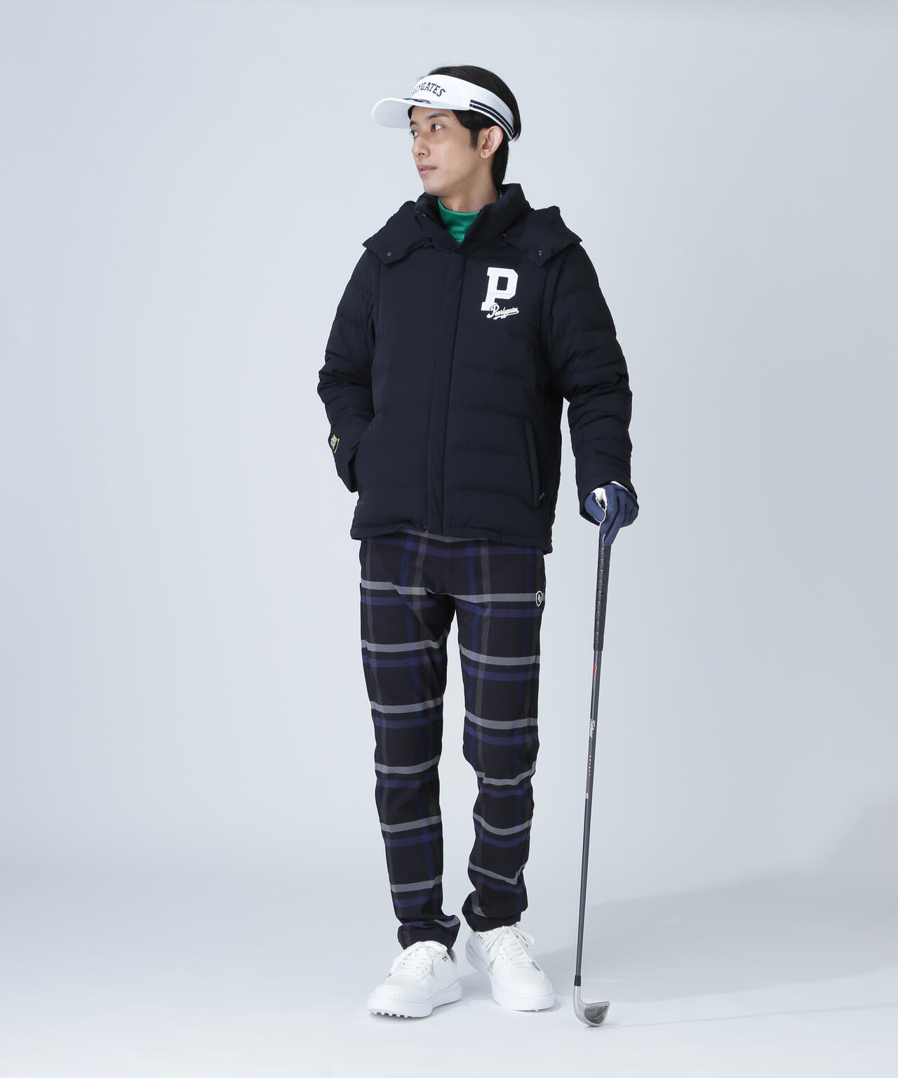 PEARLY GATESパーリーゲイツ 4 マウンテンパーカー 目玉 S115