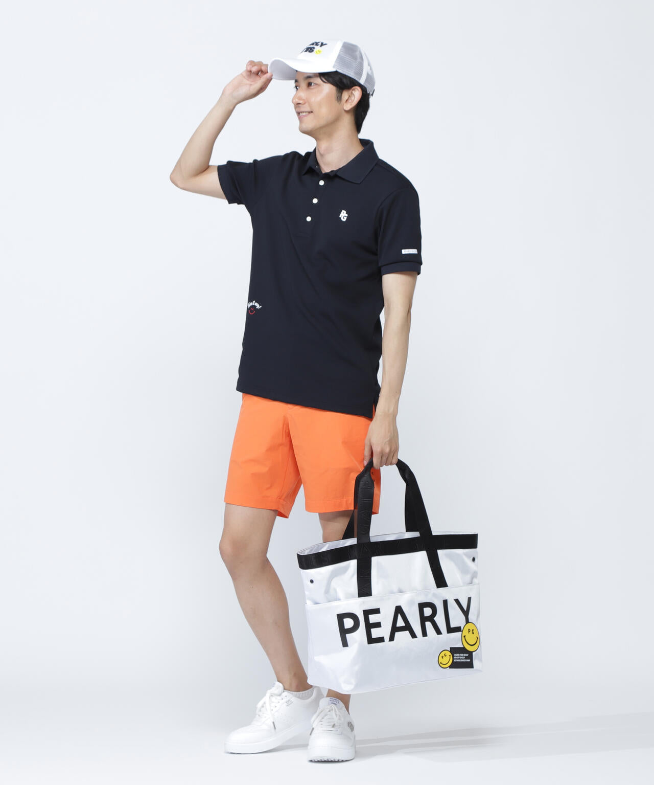 ロゴ×PG SMILEロッカーバッグ (UNISEX) | PEARLY GATES（パーリー