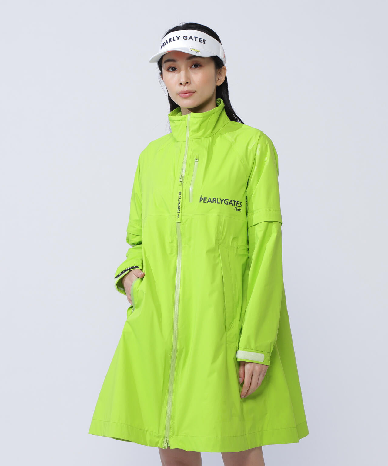 NYストレッチタフタ3Lレインワンピース (LADIES) | PEARLY GATES