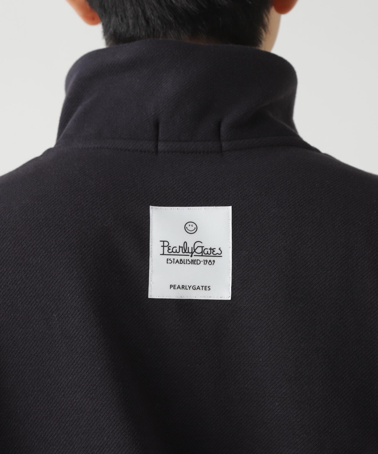 ツイル裏毛スウェットハーフジップアップ | PEARLY GATES（パーリー