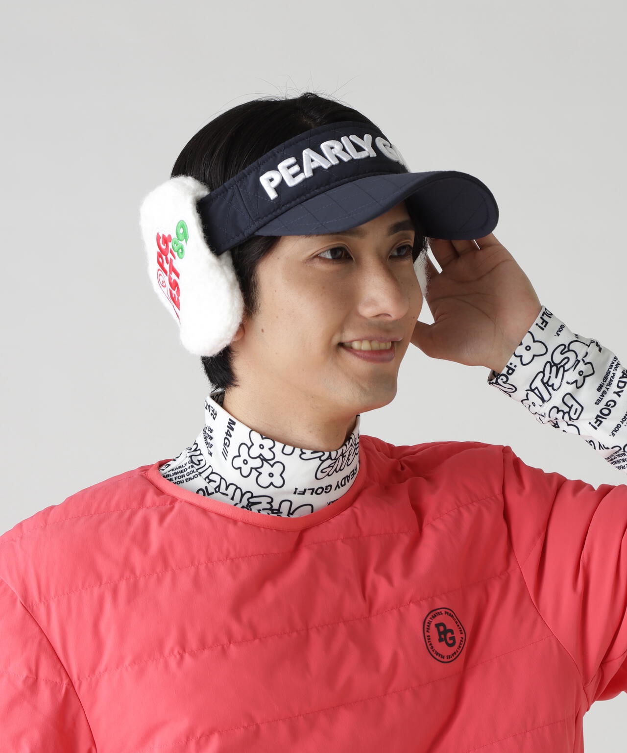 キルティング2WAYバイザー (UNISEX) | PEARLY GATES（パーリーゲイツ