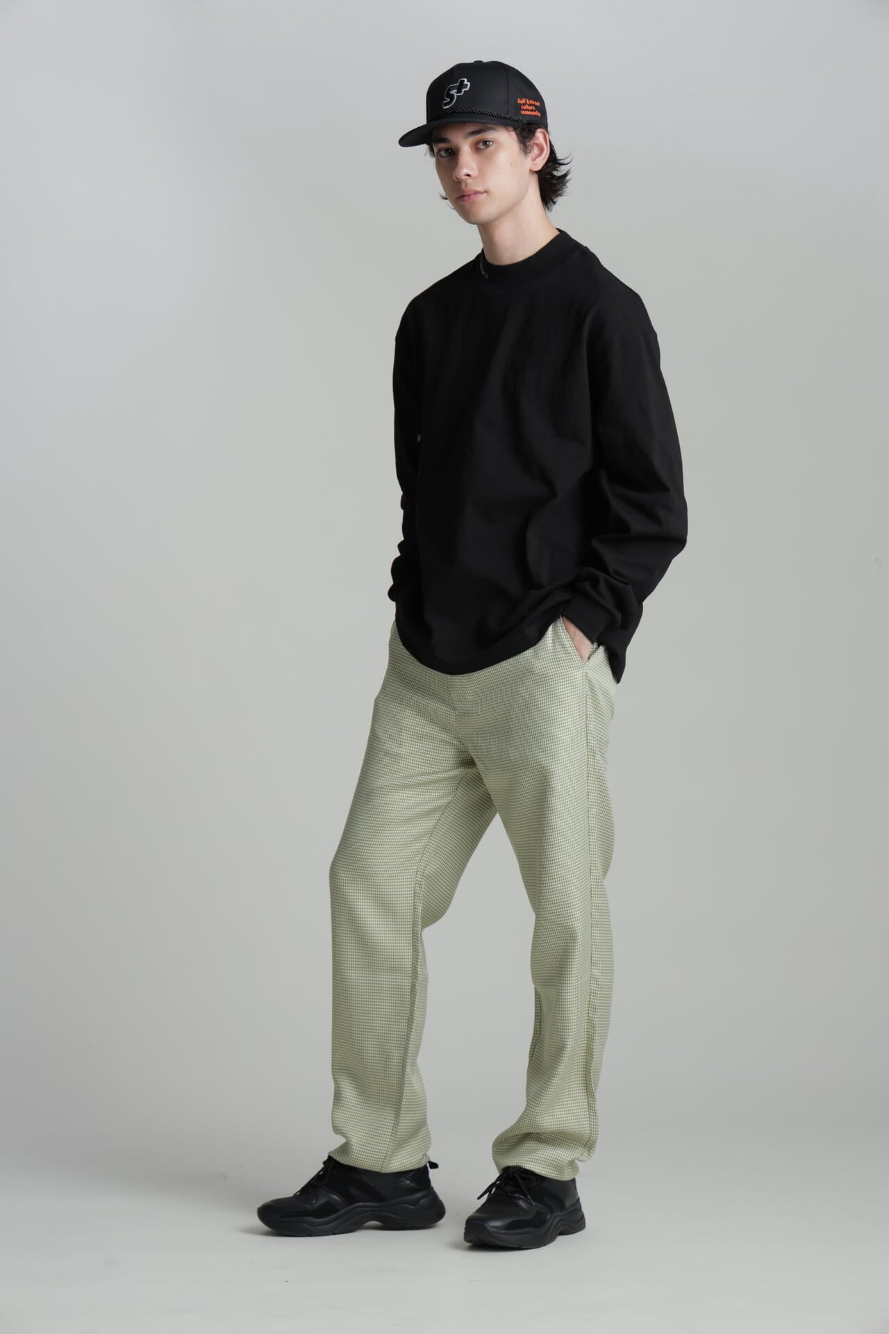 Students Golf】アスペン 綿ジャージ モックネック シャツ | Awesome