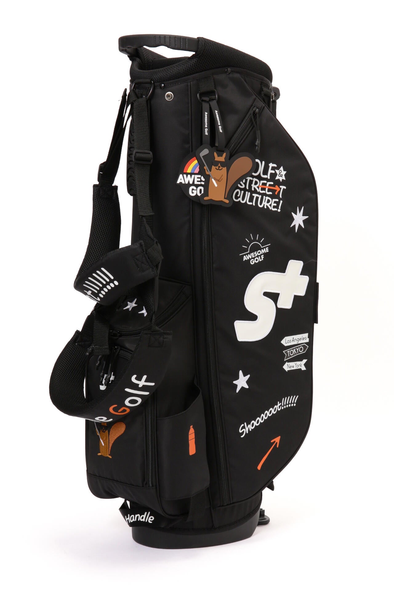S＋(エスプラス)】キャディバッグ(9型) | Awesome Golf（オーサム