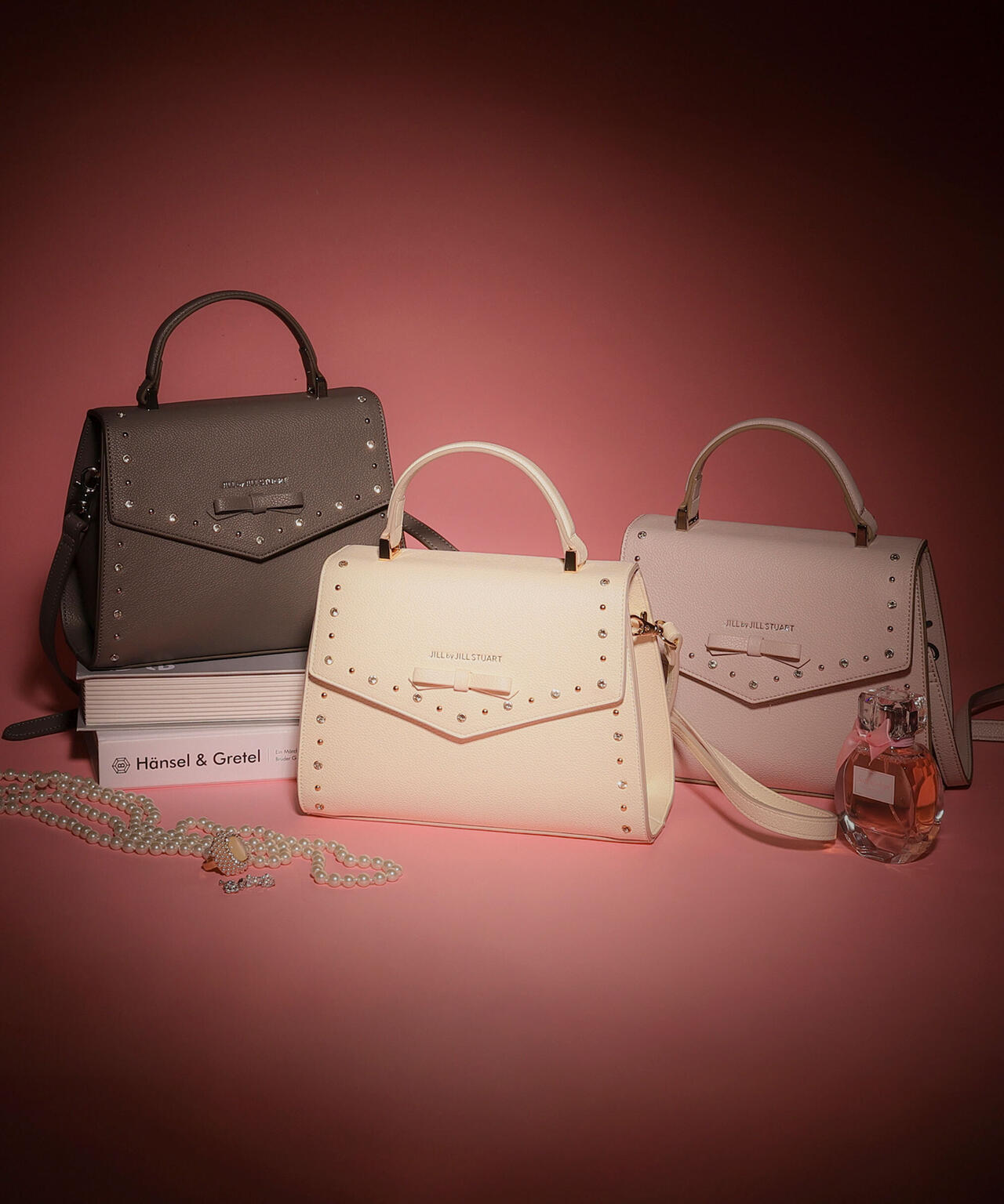 ビジュースタッズフラップショルダーバッグ | JILL by JILL STUART