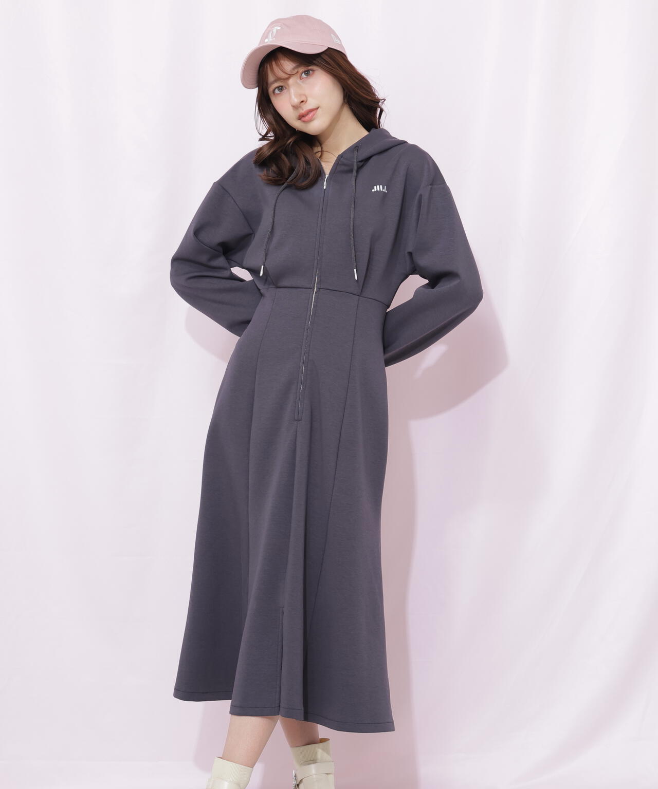 ダイバーフーディーロングワンピース | JILL by JILL STUART（ジル