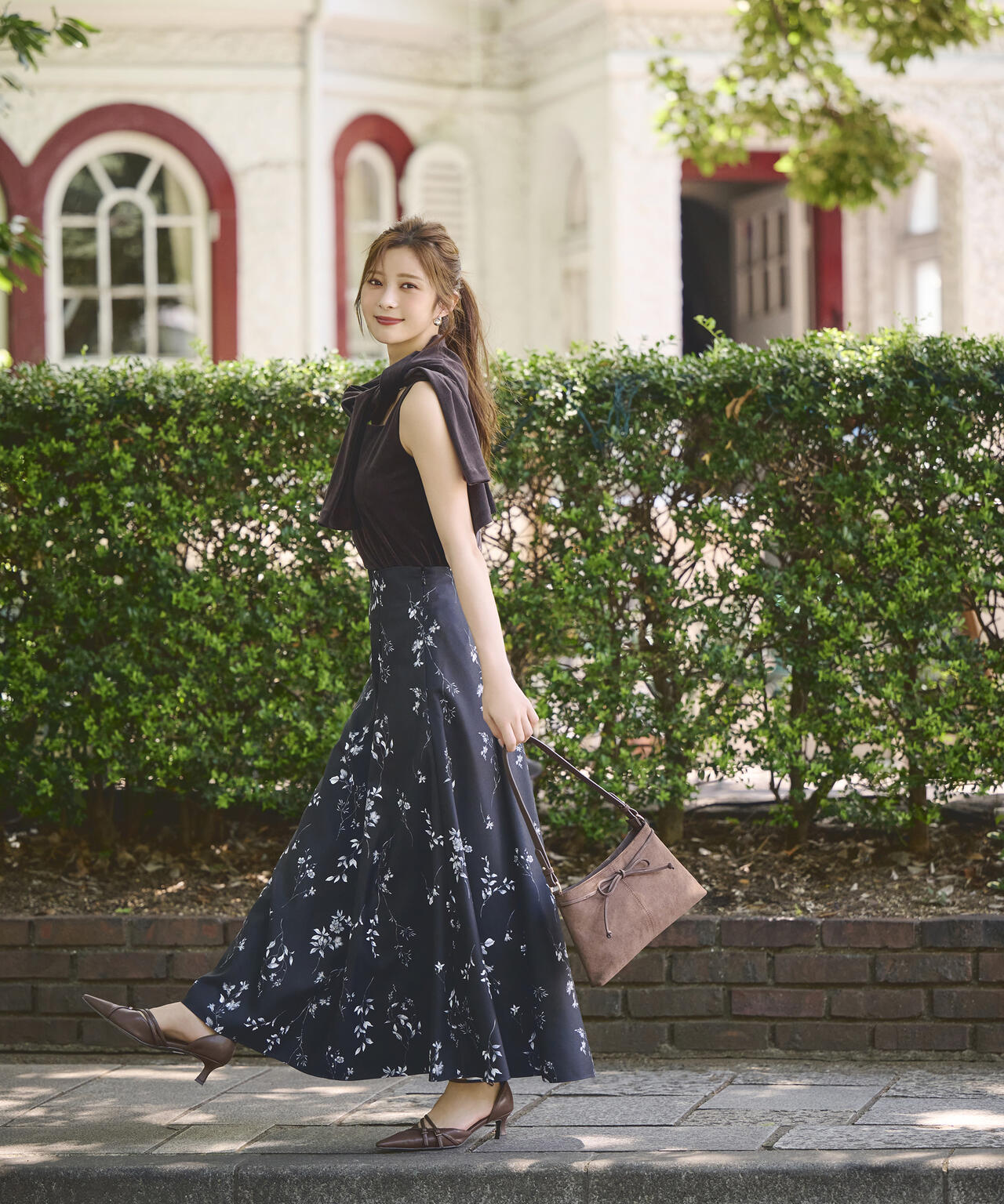 松川星さん着用】Autumn Flower スカート | PROPORTION BODY DRESSING