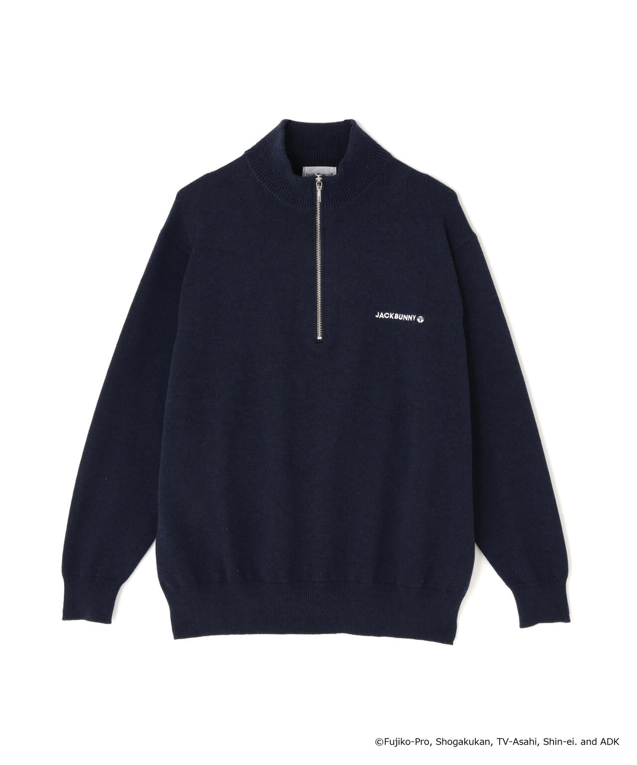 ドラえもん】ダブルジャガードハーフジップニットプルオーバー | Jack