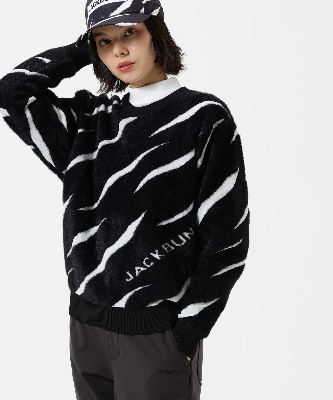 Jack Bunny 佐久間プロコラボカラー 12Gダブルジャガードクルーニット