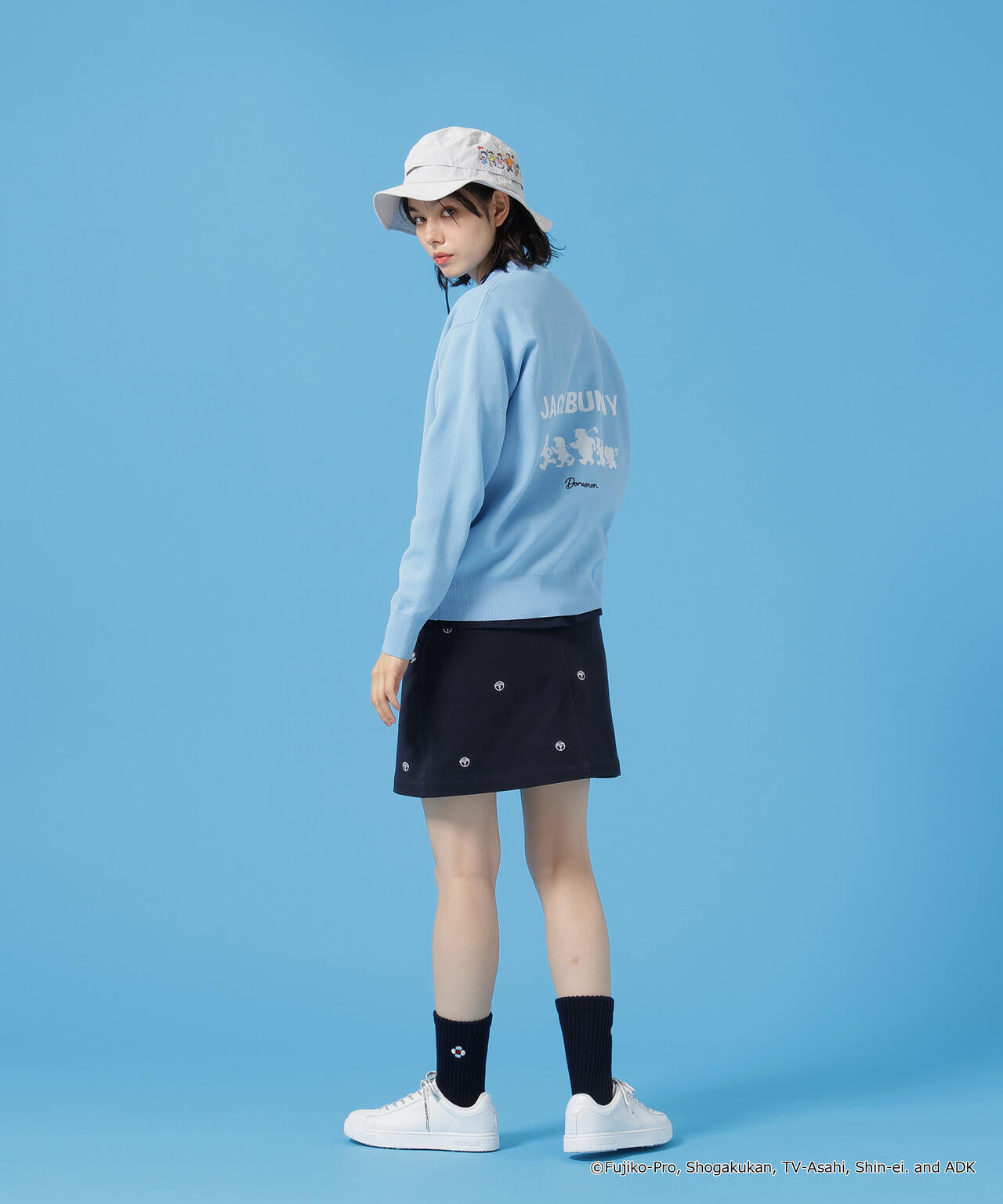 ドラえもん】2WAYストレッチツイル総柄スカート | Jack Bunny