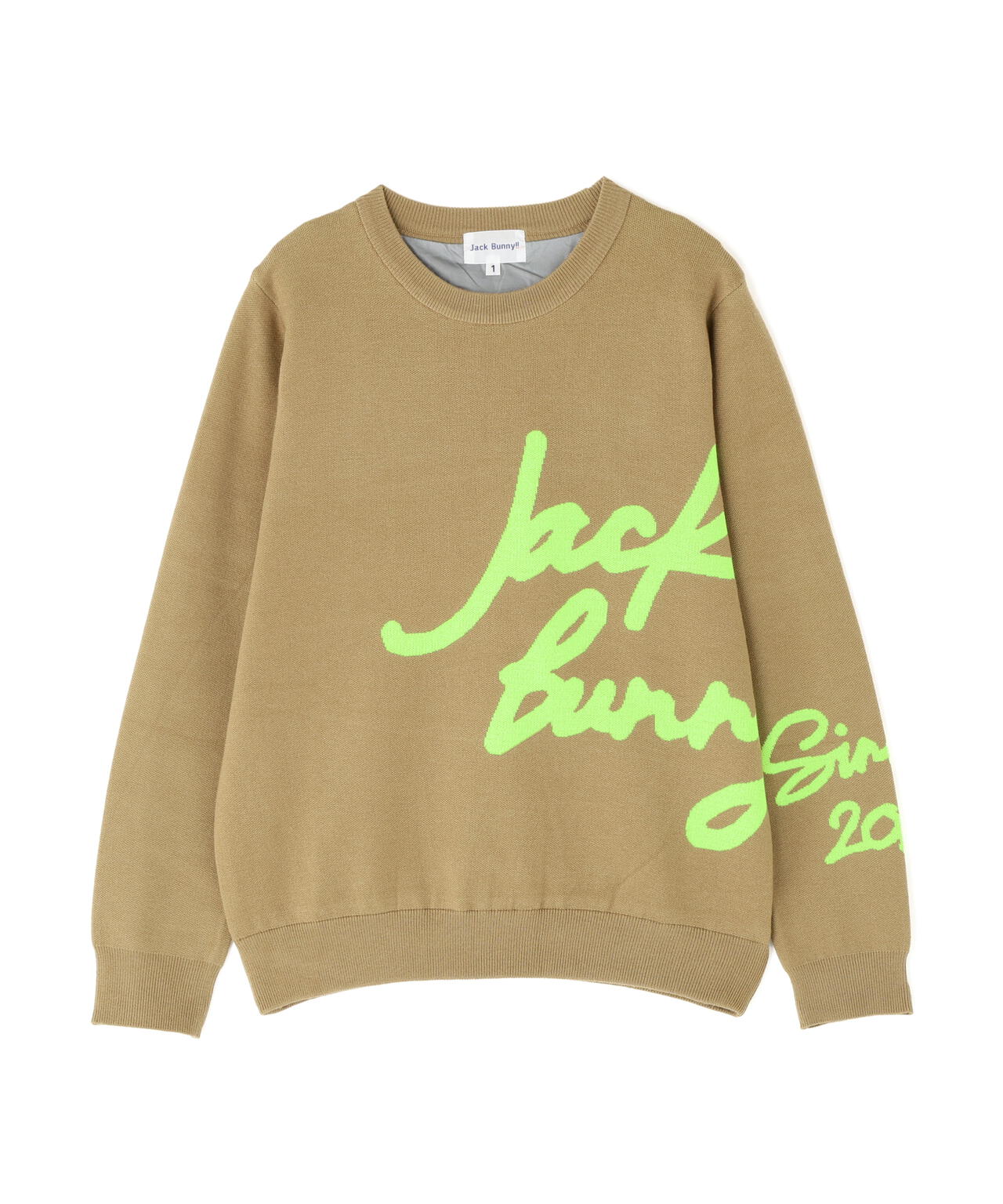 防風裏地付きクルーネックニットプルオーバー | Jack Bunny