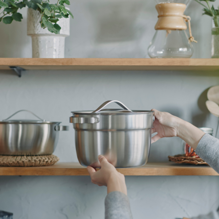 ごはん鍋 ステンレスタイプ - 宮崎製作所公式ウェブサイト