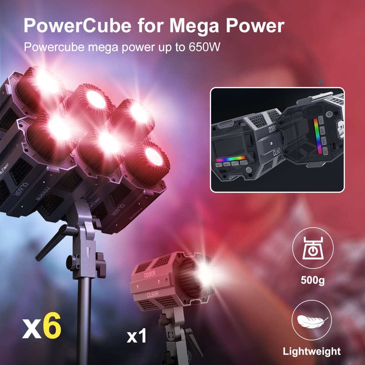 Full Color RGB Video Light COLBOR CL60R | Moman