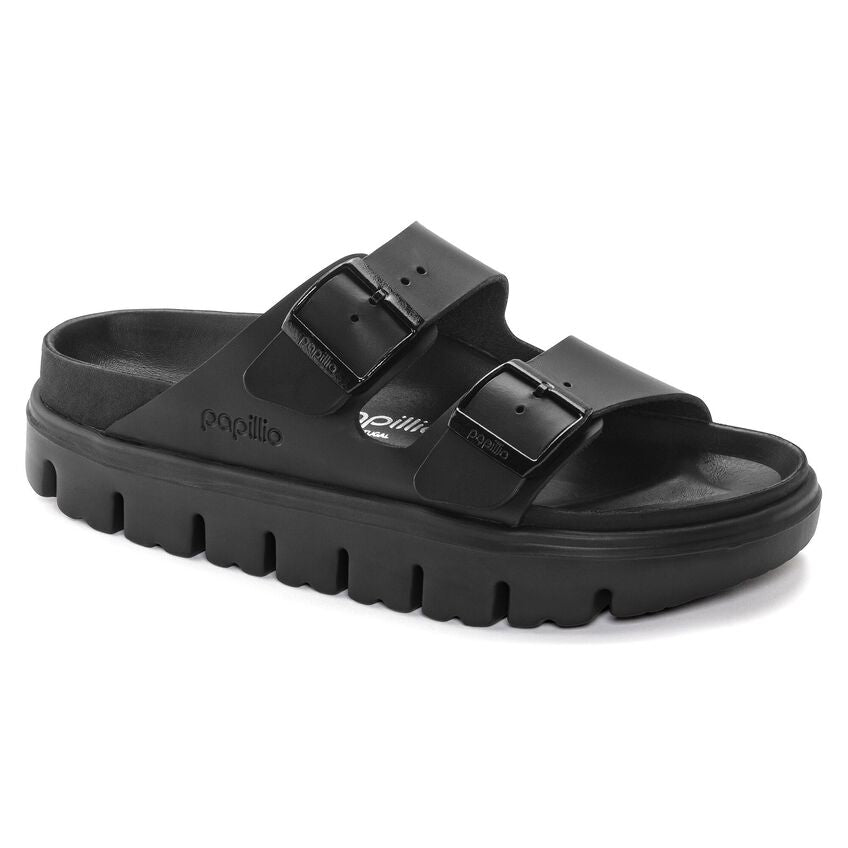 Birkenstock W Arizona Exquisite Chunky Narrow - Black Leather I