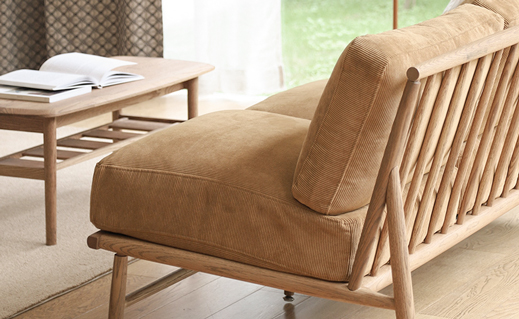 空間をクラスアップする - クラウドソファのファブリック - MOMO NATURAL