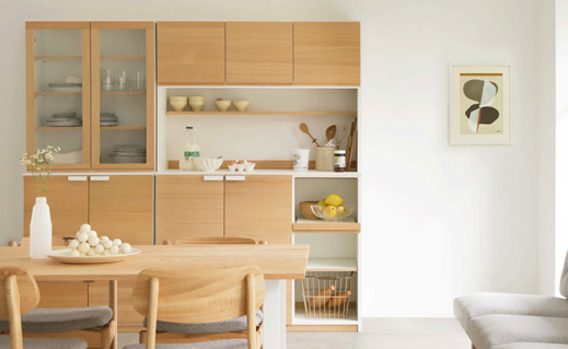 カウンターでつくる自由なキッチンスペース - MOMO NATURAL