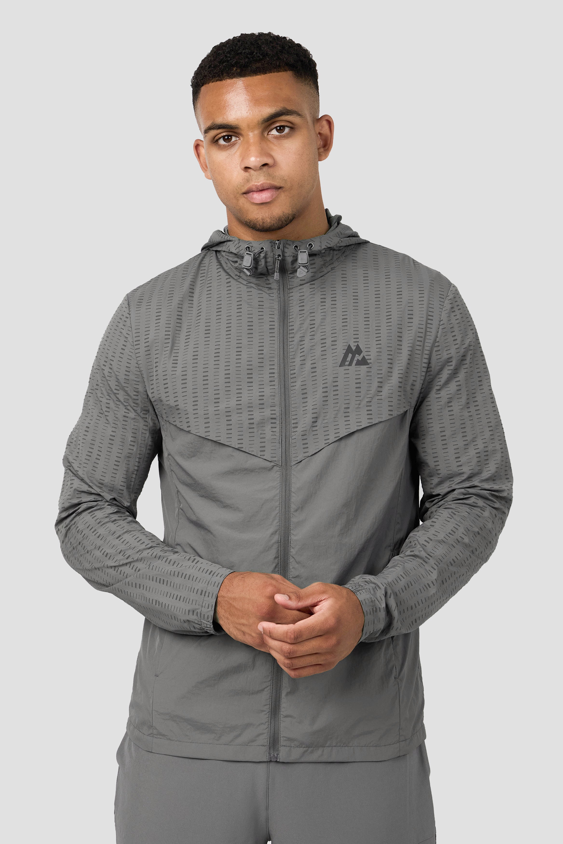 MTX Run Tempo Windbreaker Cement Grey | Montirex Sportswear