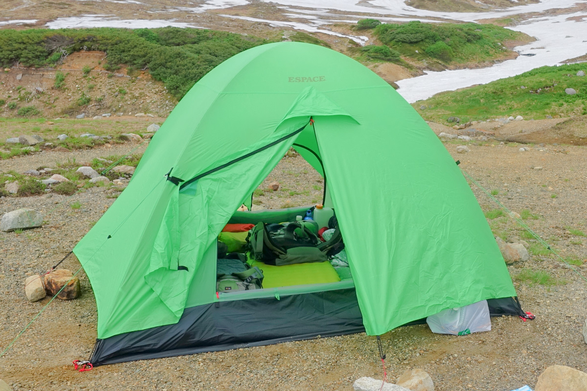 マイテント紹介～エスパース・スーパーライト(4-5人用) | 山旅GOGO