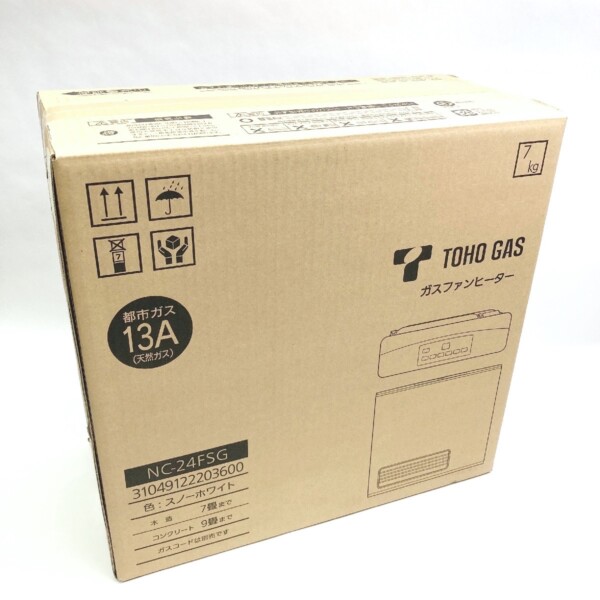 東邦ガス ガスファンヒーター 13A 都市ガス用 NC-24FSG ＊新品未使用品