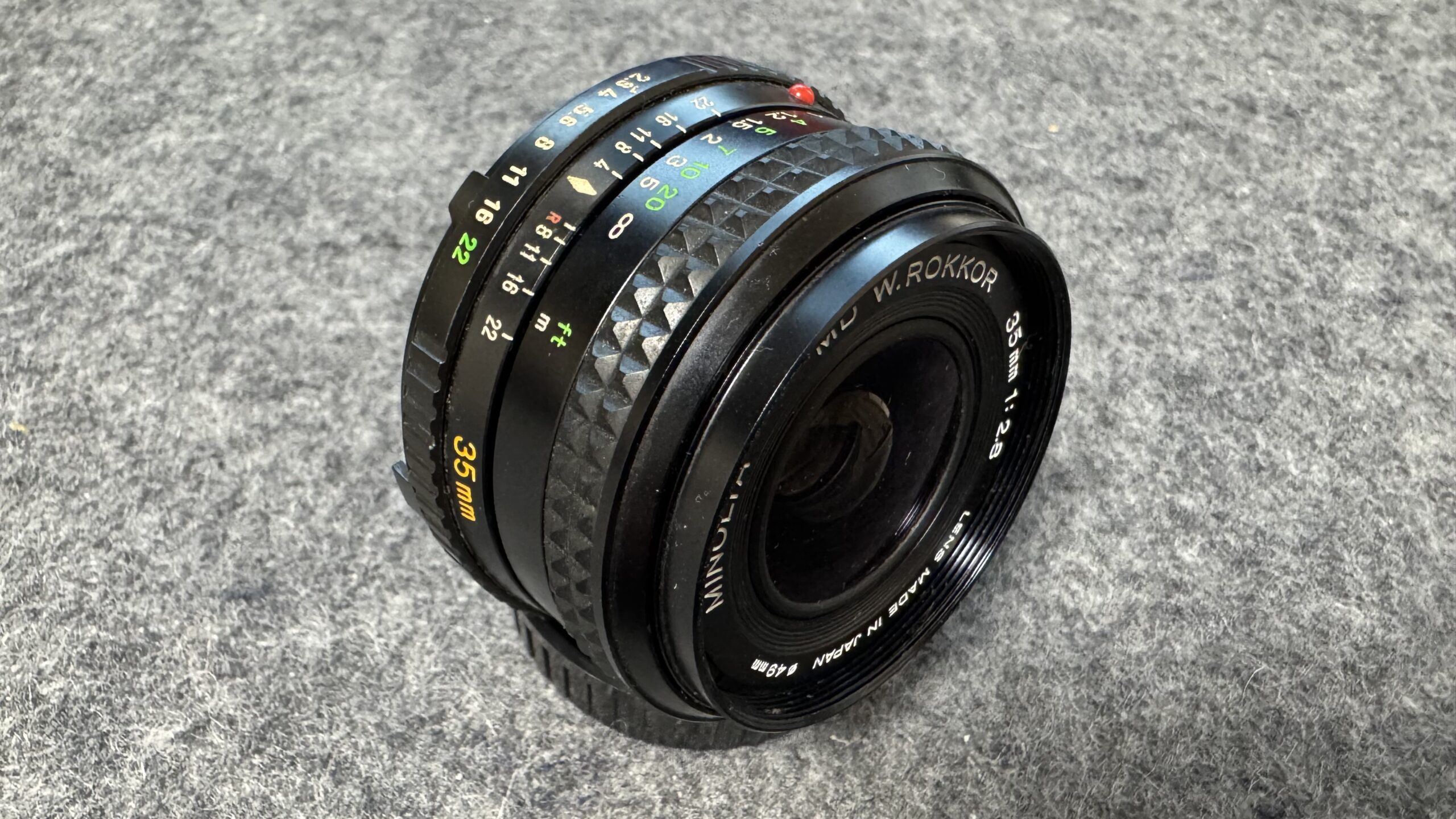 オールドレンズ】レビュー：MINOLTA MD W.ROKKOR 35mm F2.8 使い勝手が