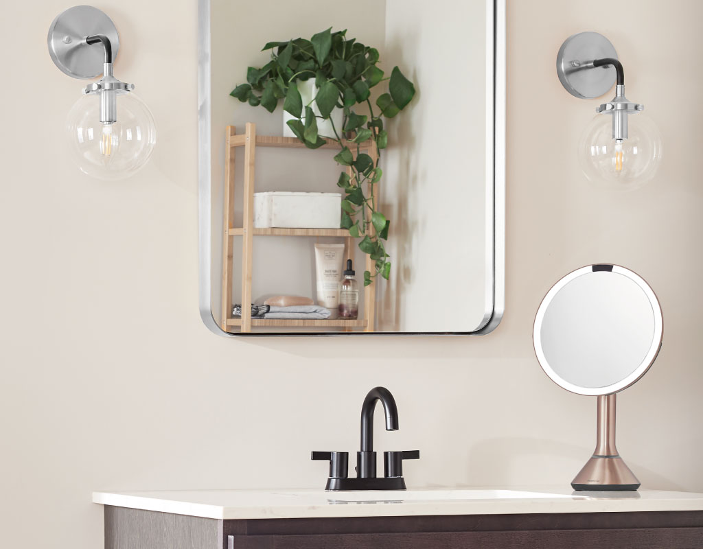 simplehuman シンプルヒューマン センサーミラー ブライトネスタッチ