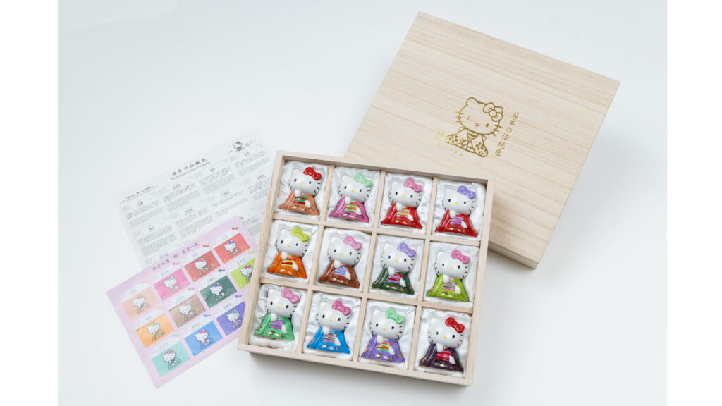 数量限定】DICグラフィックス 日本の伝統色 ハローキティ｜平安の彩りを