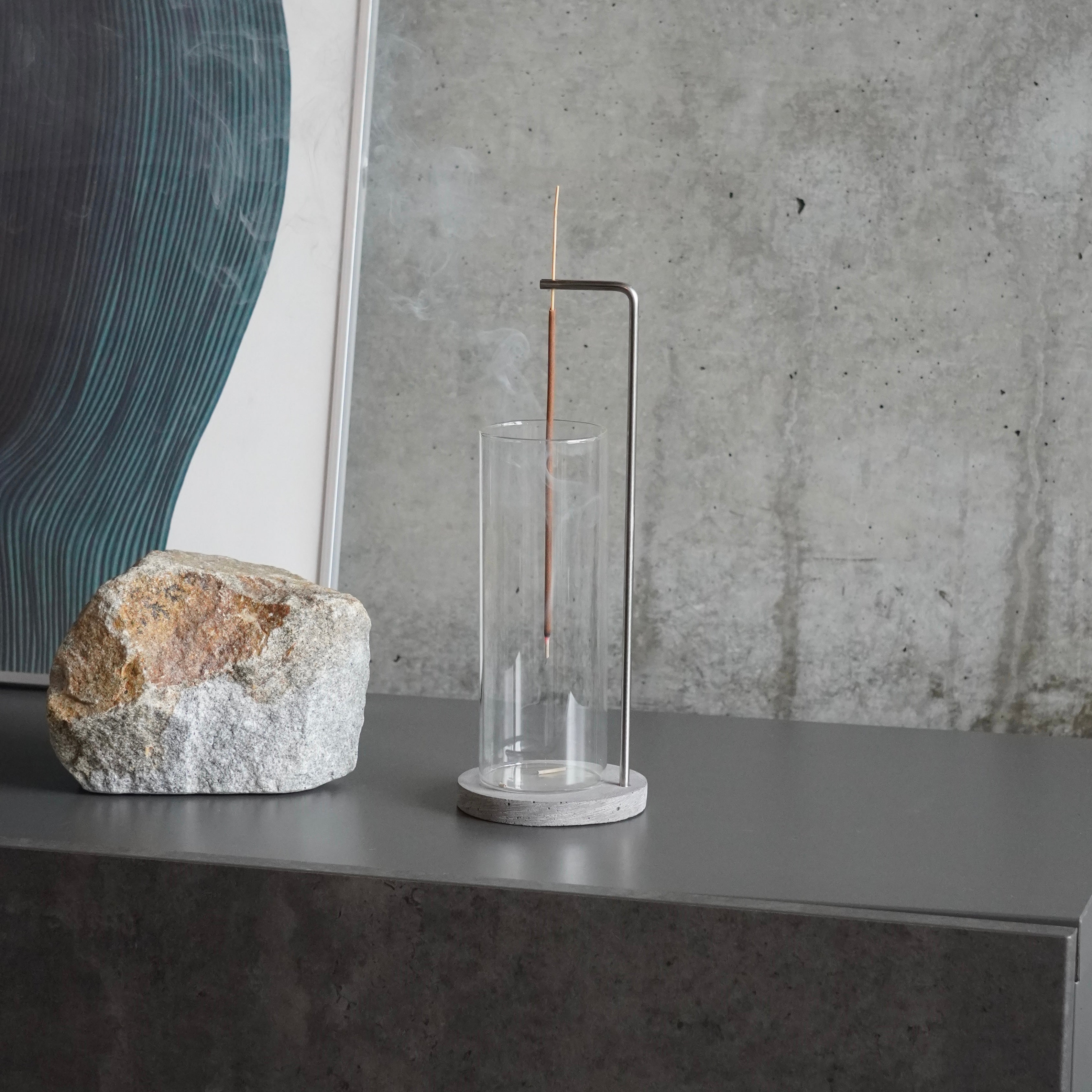 Glass Incense Holder – #MONOLITH