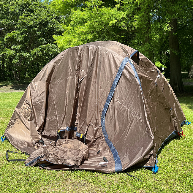 ファミリーキャンパー必見！ ホールアースの新作ドームテントが快適