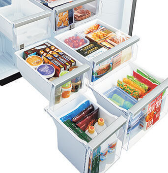 業界トップクラスに薄い4ドア冷蔵庫」キッチンを格上げ！モダン