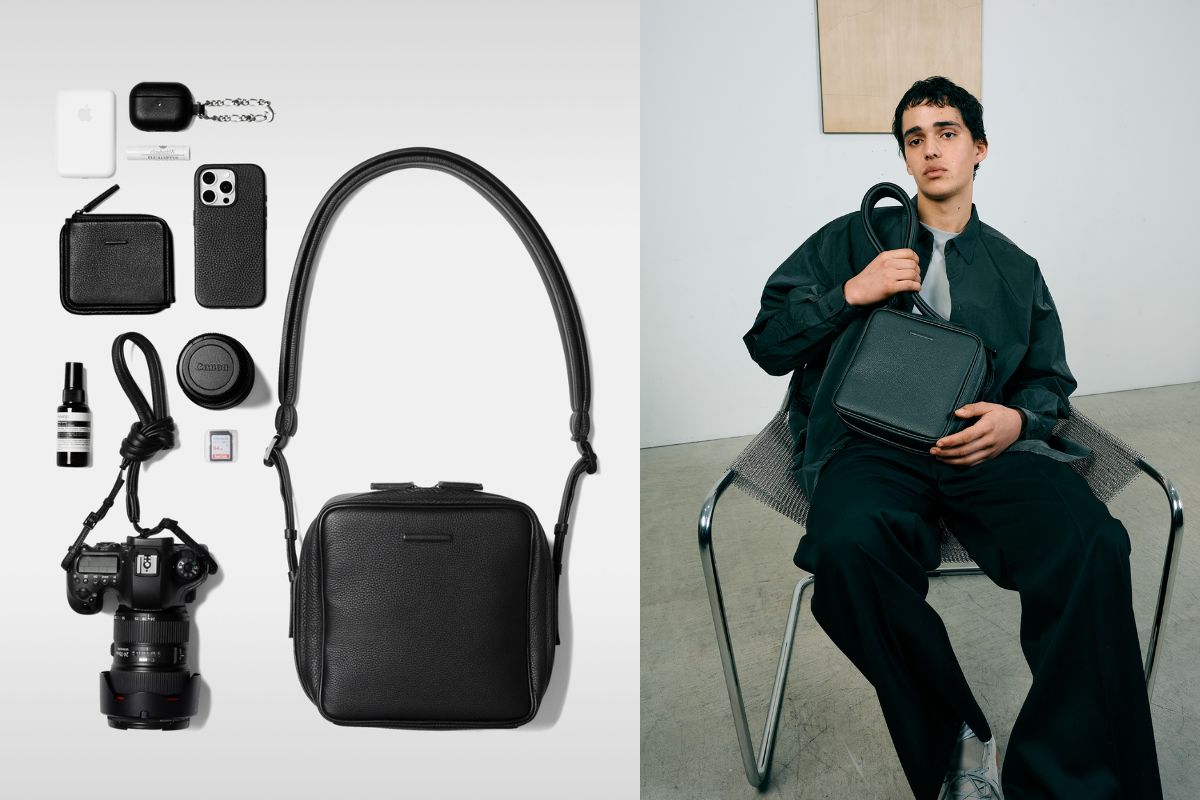街歩き用カメラバッグの大本命】「objcts.io」の防水レザー製カメラ