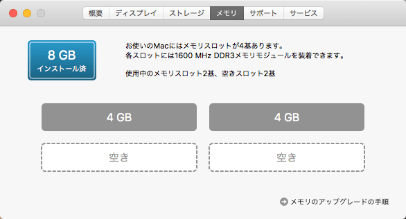 iMac (27-inch, Late 2013)メモリ増設実践／メモリを8GBから24GBに増設