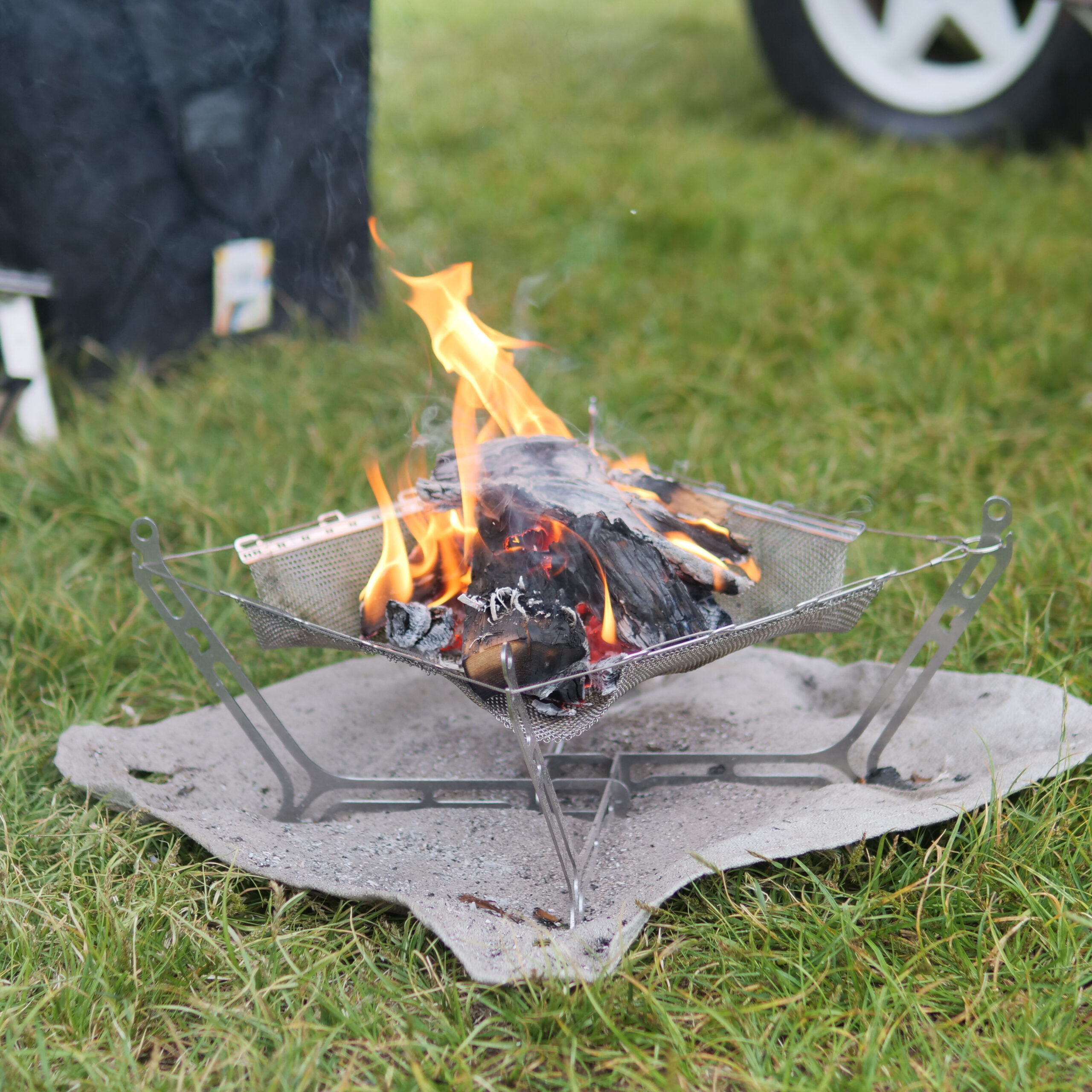 ワイヤフレームソリッド (焚き火台) | MONORAL OUTDOOR - 新しい