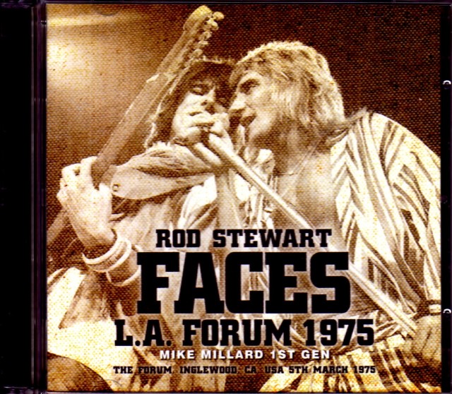 Faces,Rod Stewart フェイセズ ロッド・スチュワート/CA,USA 1975 Upgrade